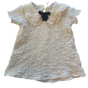 H&M Crinkled Bow-detail Dress